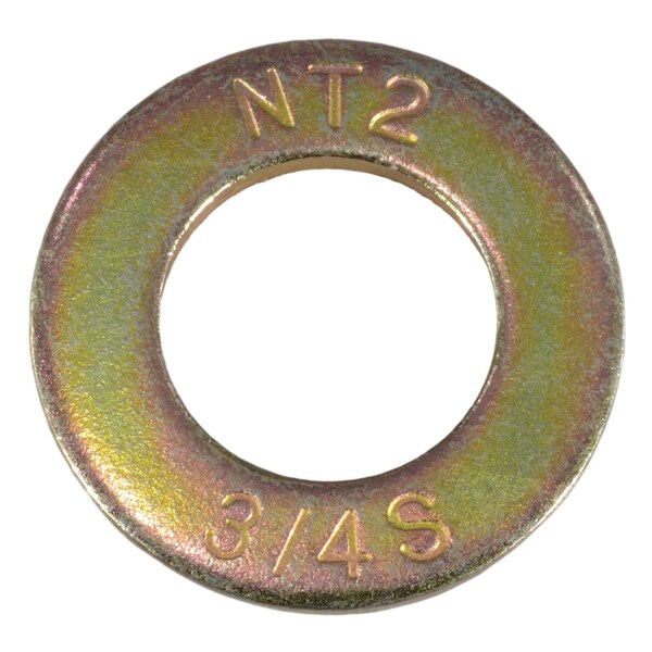 Midwest Fastener Flat Washer, For Screw Size 3/4" , Steel Zinc Yellow Finish, 6 PK 931048 - main